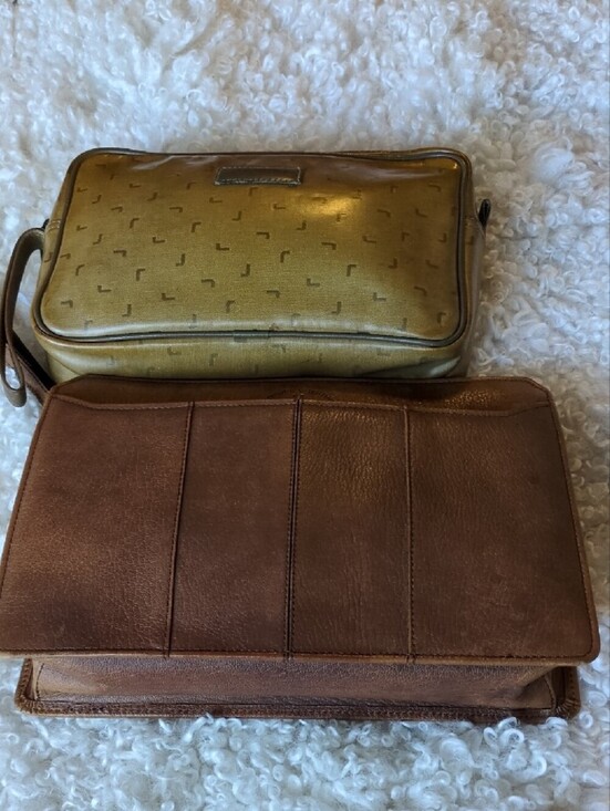 giovanni valentino Other - Brown Leather Men’s Document Pouch